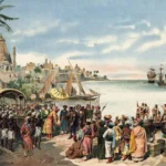 Vasco de Gama lands in India 1498 CE