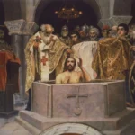 Vladimir the Great converts to Orthodox Christianity, Kievan Rus 988 CE