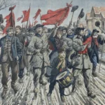 Coal workers strike in France 1906
